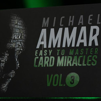 Easy to Master Card Miracles (Gimmicks and Online Instruction) Volume 3 by Michael Ammar - Trick